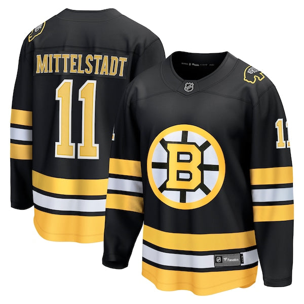 Casey Mittelstadt Boston Bruins Home Breakaway Player Jersey - Black