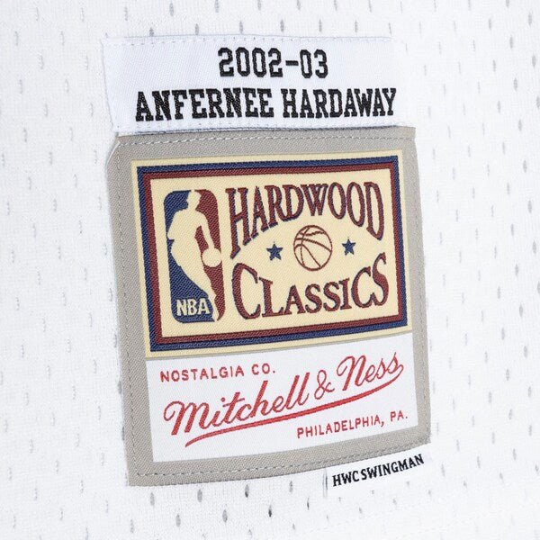 Penny Hardaway Phoenix Suns 2001/02 Hardwood Classics Swingman Jersey - White/Purple - Image 6