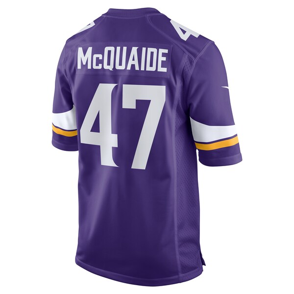 Jake McQuaide Minnesota Vikings Nike Game Jersey - Purple - Image 5