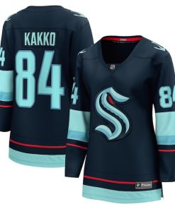 Kaapo Kakko Seattle Kraken  Women's Home Breakaway Player Jersey - Deep Sea Blue