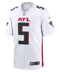 Alternative view of Drake London Atlanta Falcons Nike Away Game Player Jersey - White