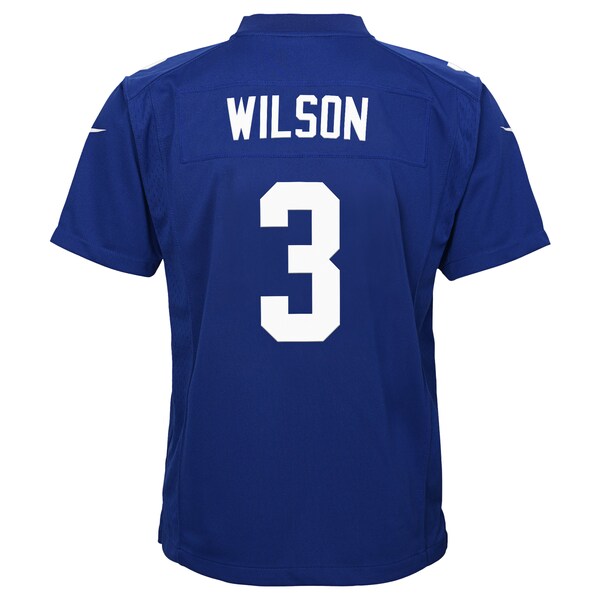 Russell Wilson New York Giants Nike Youth Game Jersey - Royal - Image 3