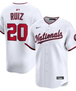 Keibert Ruiz Washington Nationals Nike Alternate Limited Player Jersey - White