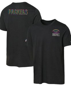Green Bay Packers Nike Youth 2025 NFL Crucial Catch Tri-Blend Dri-FIT T-Shirt - Black