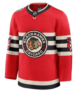Alternative view of Chicago Blackhawks  2025 NHL Winter Classic Premium Jersey - Red
