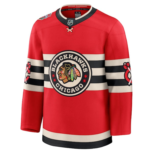 Chicago Blackhawks 2025 NHL Winter Classic Premium Jersey - Red - Image 2