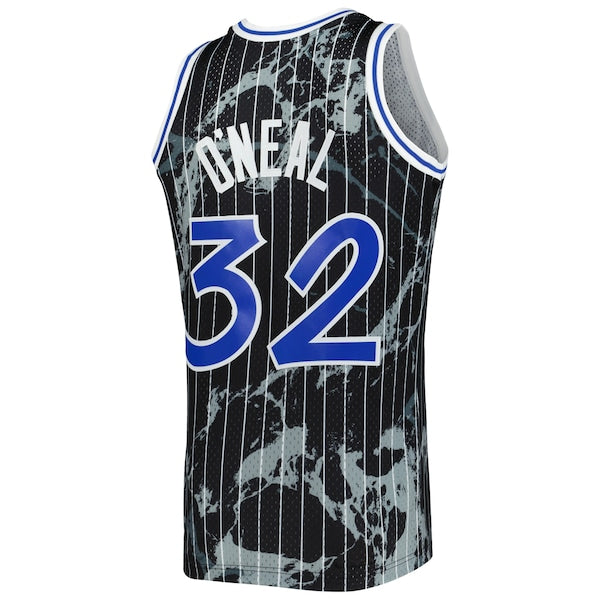 Shaquille O'Neal Orlando Magic 1994/95 Hardwood Classics Marble Swingman Jersey - Black - Image 3