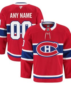 Montreal Canadiens  Home Authentic Pro Custom Jersey - Red