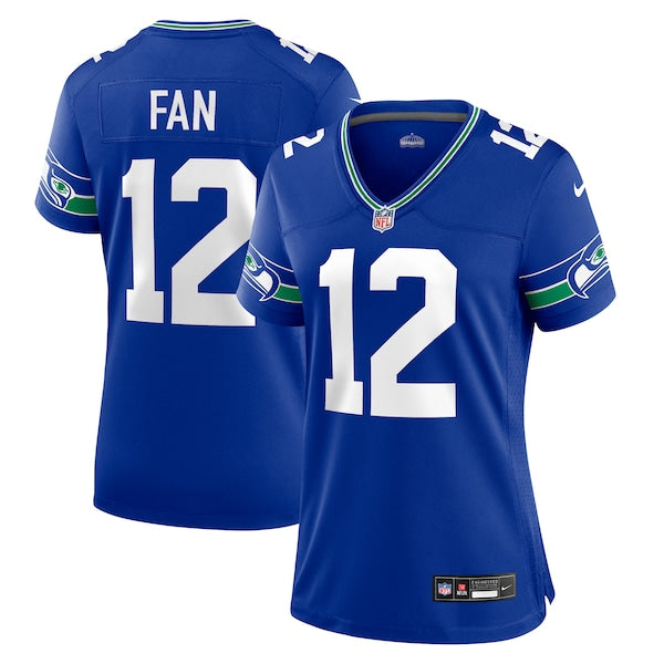 12th Fan Seattle Seahawks Nike Women's Player Jersey - Royal/Navy - Image 2