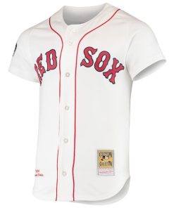Alternative view of David Ortiz Boston Red Sox 2004 Cooperstown Collection Home Authentic Jersey - White