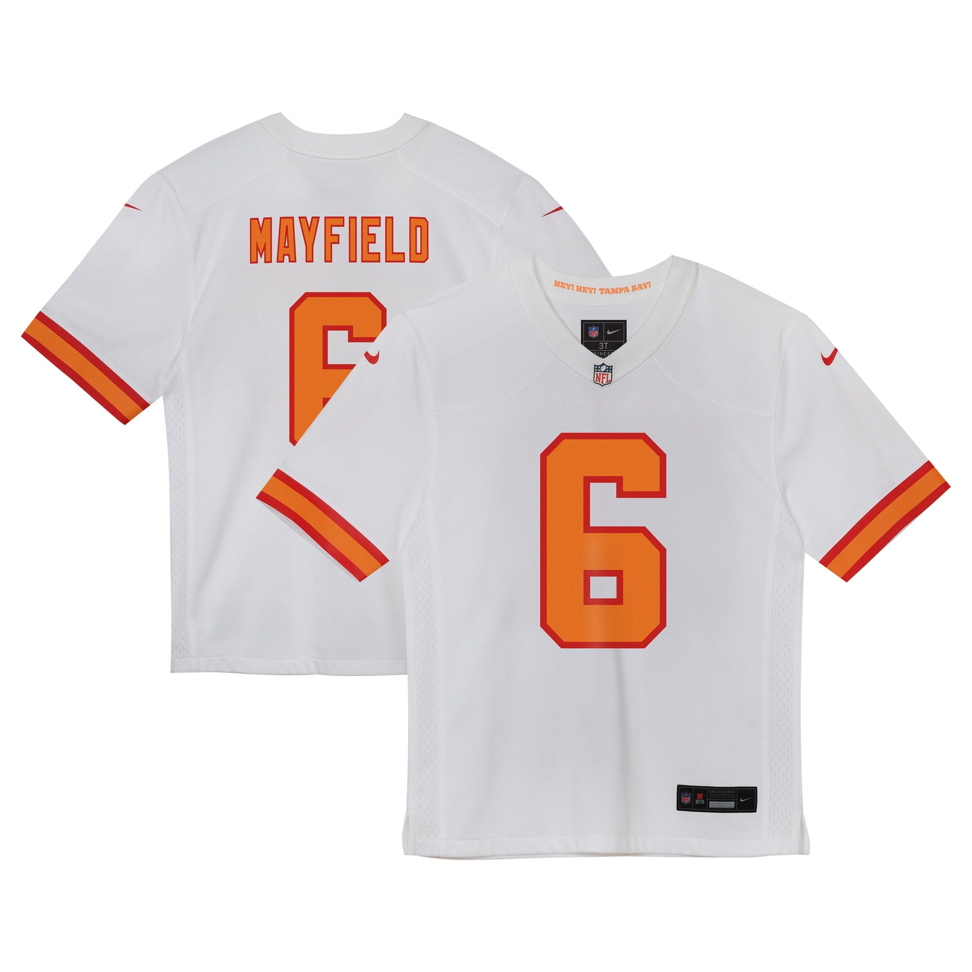 Baker Mayfield Tampa Bay Buccaneers Nike Toddler Alternate Game Jersey - Orange/White/Red - Image 5