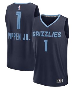 Scotty Pippen Jr. Memphis Grizzlies  Fast Break Replica Player Jersey - Icon Edition - Navy