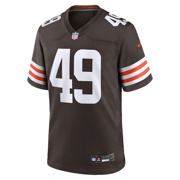 Carson Schwesinger Cleveland Browns Nike 2025 NFL Draft Game Jersey - Brown - Image 2