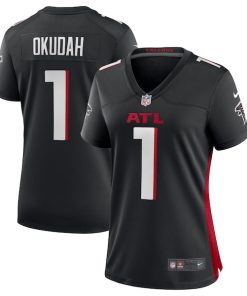 Jeff Okudah Atlanta Falcons Nike Women's Game Player Jersey - Black