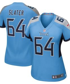 Jackson Slater Tennessee Titans Nike Women's Team Game Jersey -  Light Blue