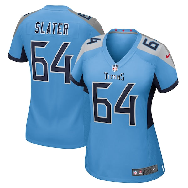 Jackson Slater Tennessee Titans Nike Women's Team Game Jersey - Light Blue