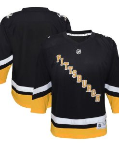 Pittsburgh Penguins Youth 2021/22 Alternate Replica Jersey - Black