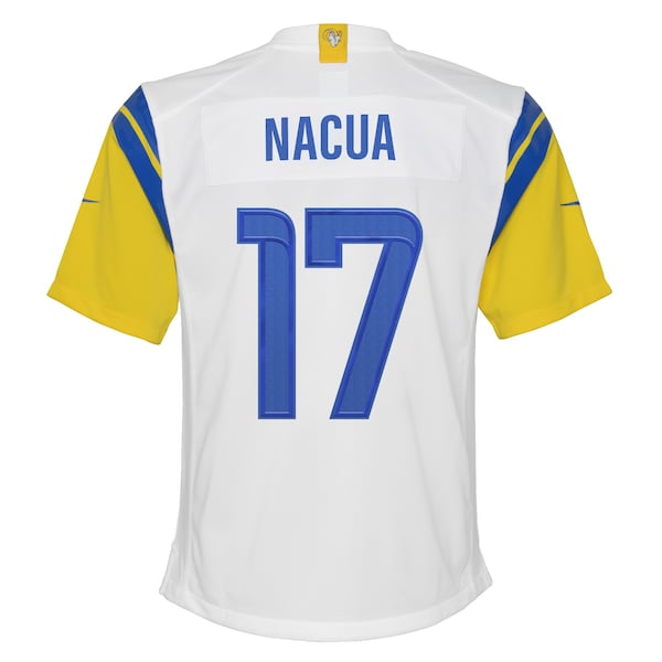 Puka Nacua Los Angeles Rams Nike Youth Game Jersey - White - Image 3