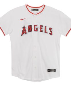 Alternative view of Mike Trout Los Angeles Angels Nike Preschool Home Game Jersey - White