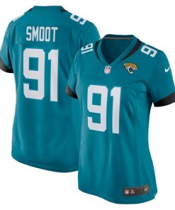Dawuane Smoot Jacksonville Jaguars Nike Women's Game Jersey - Teal