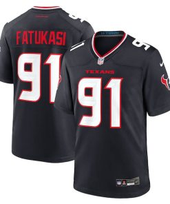 Folorunso Fatukasi Houston Texans Nike Team Game Jersey -  Navy