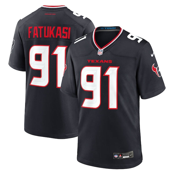 Folorunso Fatukasi Houston Texans Nike Team Game Jersey - Navy