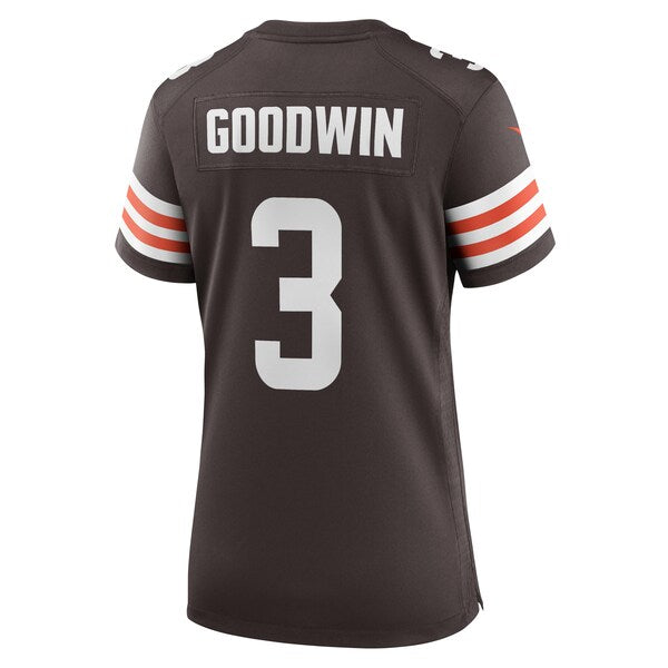 Marquise Goodwin Cleveland Browns Nike Women's Game Jersey - Brown - Image 3