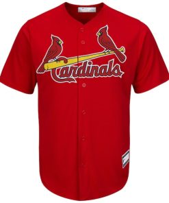 Alternative view of Yadier Molina St. Louis Cardinals Big & Tall Replica Player Jersey - Red