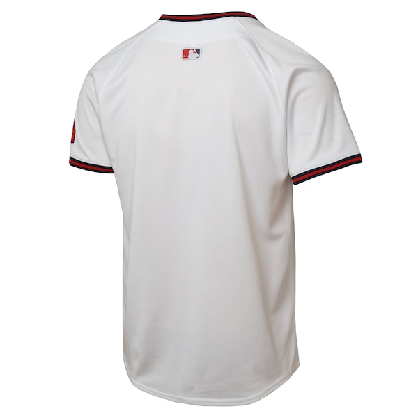 Los Angeles Angels Youth Alternate 2 Limited Jersey - White/Red - Image 4