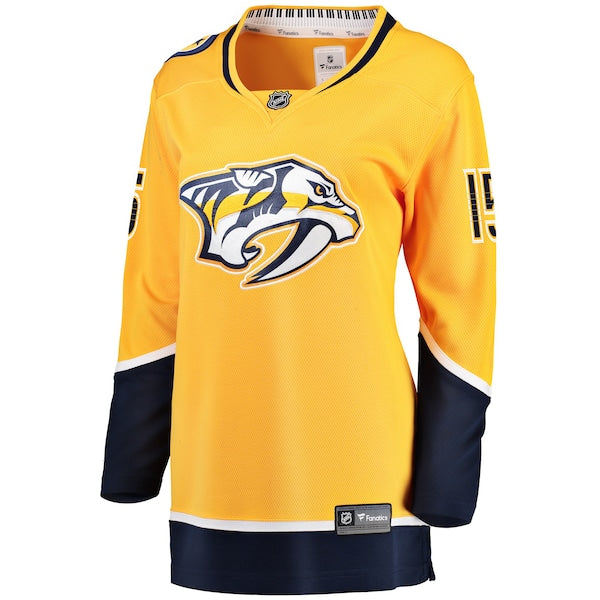 Craig Smith Nashville Predators Women's Breakaway Player Jersey - Gold - Image 2