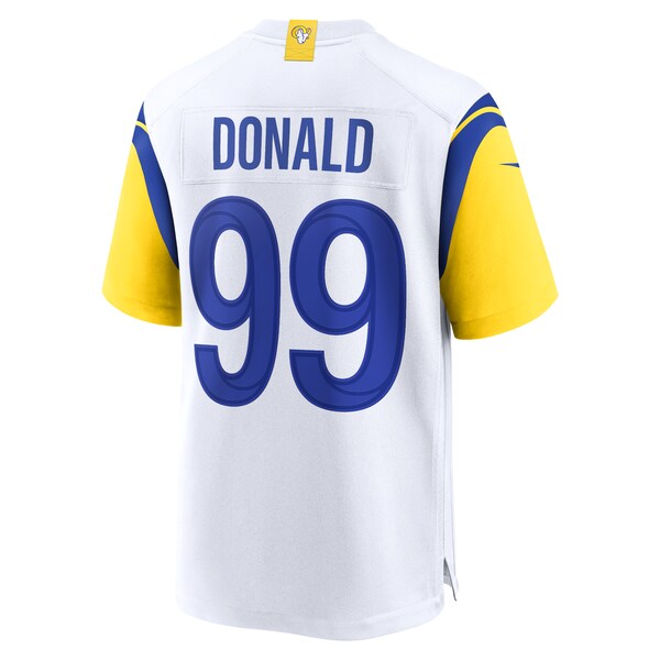 Aaron Donald Los Angeles Rams Nike Alternate Player Game Jersey - White/Cream - Image 6