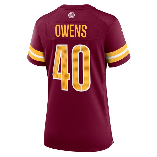 Tyler Owens Washington Commanders Nike Women's Game Jersey - Burgundy - Image 4
