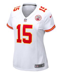 Alternative view of Patrick Mahomes Kansas City Chiefs Nike Women's Game Jersey - White