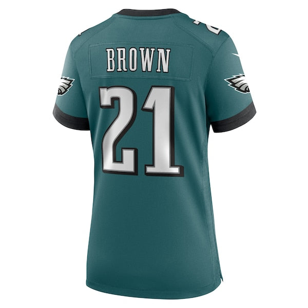 Sydney Brown Philadelphia Eagles Nike Women's Team Game Jersey - Midnight Green - Image 3
