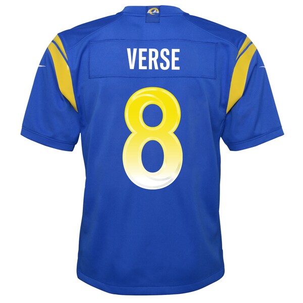 Jared Verse Los Angeles Rams Nike Youth Team Game Jersey - Royal - Image 3