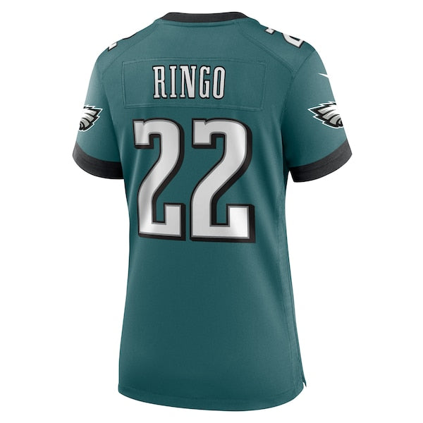 Kelee Ringo Philadelphia Eagles Nike Women's Team Game Jersey - Midnight Green - Image 4