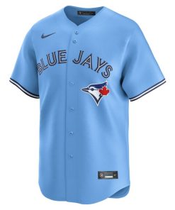 Alternative view of Toronto Blue Jays Nike Alternate Limited Custom Jersey - Light Blue