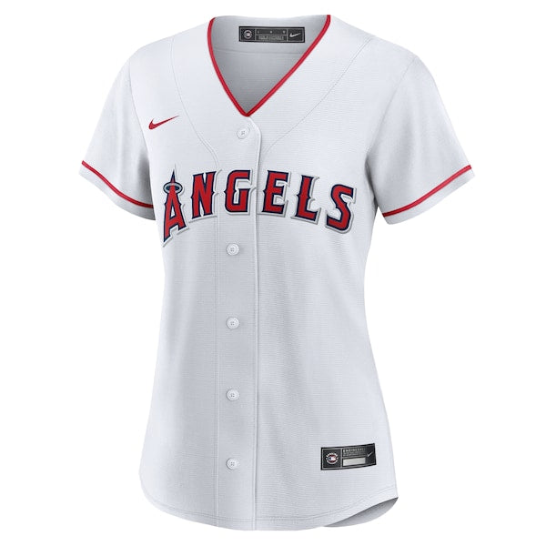 Los Angeles Angels Nike Women's Home Replica Team Jersey - White - Image 2