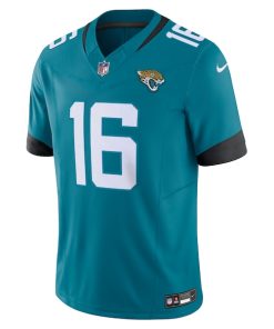 Alternative view of Trevor Lawrence Jacksonville Jaguars Nike Vapor F.U.S.E. Limited Jersey - Teal