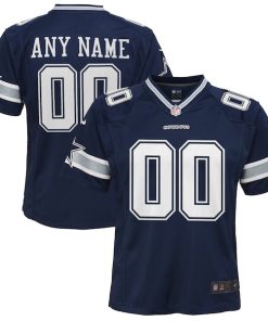 Dallas Cowboys Nike Youth Custom Game Jersey - Navy