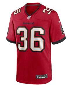 Alternative view of J. J. Roberts Tampa Bay Buccaneers Nike Team Game Jersey -  Red