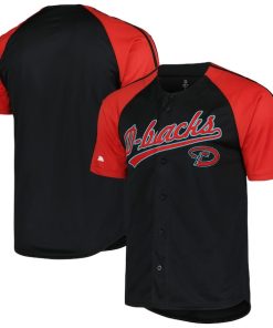 Arizona Diamondbacks Stitches Team Raglan Jersey - Black