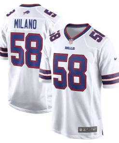 Matt Milano Buffalo Bills Nike Away Game Player Jersey - White