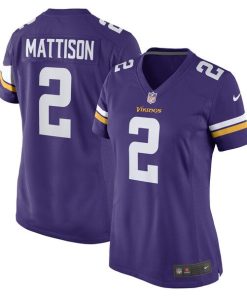 Alexander Mattison Minnesota Vikings Nike Women's Game Player Jersey - Purple