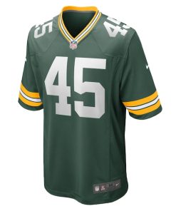 Alternative view of Eric Wilson Green Bay Packers Nike Home Game Player Jersey - Green