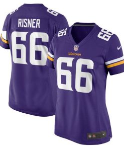 Alternative view of Dalton Risner Minnesota Vikings Nike Women's  Game Jersey -  Purple