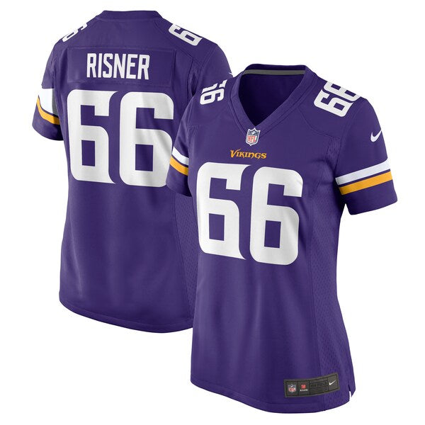 Dalton Risner Minnesota Vikings Nike Women's Game Jersey - Purple - Image 2
