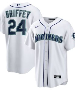 Ken Griffey Jr. Seattle Mariners Nike Home Replica Jersey - White