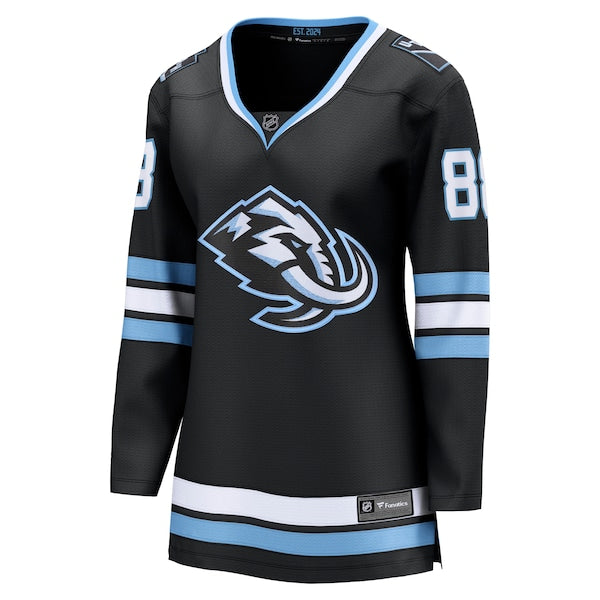 Nate Schmidt Utah Mammoth Women's Home Breakaway Player Jersey - Black - Image 2