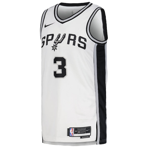 Keldon Johnson San Antonio Spurs Nike Unisex Swingman Jersey - Association Edition - White/Black - Image 3